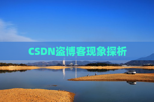 CSDN盗博客现象探析